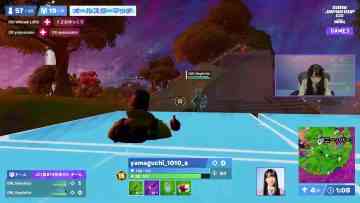 211010 Fortnite Nihon-ichi Kettei-sen DAY1 ‘Sony Japan Cup 2021 featuring Fortnite’ – Hinatazaka46 Nibu Akari, Yamaguchi Haruyo – FHD.mp4-00002