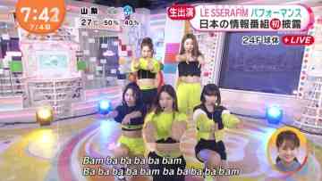 220704 Mezamashi TV – LE SSERAFIM Cut – HD.mp4-00003